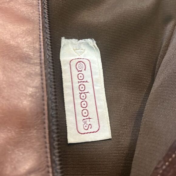 Vintage Goloboots in mid calf brown leather, 2.5”heel - Picture 4 of 9